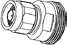 Adapter 716 Female/N-Male,Interface per Mil-Std-348 -- APH-716F-NM - Image