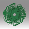 3M Scotch-Brite Ceramic RB-ZB Radial Bristle Brush - Coarse Grade - 3/8 in Center Hole - 3 in Outside Diameter - 24279 - 048011-24279 - R. S. Hughes Company, Inc.