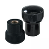Female Grip Hand Wheel & Knob: 12.0 mm Diameter, M3 Threads, Phenolic -- KPB-1010 - Image