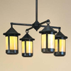 BCH-7-4GW-BZ Mid. Chandeliers-Glass Down - 772993 - Capital Lighting, Inc.