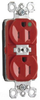 Duplex/Single Receptacle -- PTTR8200-RED - Image