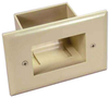 Easy Mount Recessed Low Voltage Cable Plate - 1018-SF-53 - SFCable.com