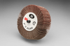 3M 244D Coated Aluminum Oxide Flap Wheel - 60 Grit - 1 in Face Width - 3 in Diameter - 14607 -- 051144-14607 - Image