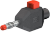 Plug, Spring Loaded, 4Mm, Black, Pk2; Gender Staubli -- 55W4118