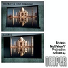 Ceiling-Recessed, Electric Tab-Tensioned Projection Screen - Access Multiview/Series V - Visual Sound, Inc.