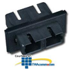 Siemon FOB Bezel with Duplex SC Adapter (2 Fibers) - FOB-BZL-SC-01 - TelephoneStuff.com