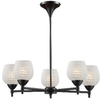10155/5DR-WHT Mid. Chandeliers-Glass Up - 638219 - Capital Lighting, Inc.