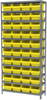 Shelving, Steel Shelving Kit, 12x36x79, 40 Bins - AS1279080Y - Akro-Mils, Inc.