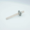 Power Feedthrough, 5000 Volts, 50 Amps, 4 Pins, 0.094″ Copper Conductors, 2.16″ QF / KF Flange - A0513-2-QF - MPF Products, INC.