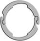LC - External Interlocking Ring > LC-H - External Interlocking Ring ~ Stainless Steel Disc Springs -- LC-0046-H - Image