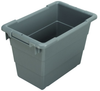 Akro-Mils 5.51 gal Gray Industrial Grade Polymer Industrial Grade Tub - 17 1/4 in Length - 11 in Width - 12 in Height - 34302 -- 34302