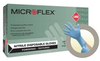 Microflex N24 Blue Small Nitrile Powdered Disposable Gloves - Industrial, Food Grade - Rough Finish - 9 1/2 in Length - 683438-14241 - 683438-14241 - R. S. Hughes Company, Inc.