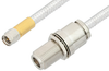 SMA Male to N Female Bulkhead Cable 48 Inch Length Using PE-SR401FL Coax, RoHS - PE34163LF-48 - Pasternack