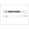 PDU Meter St Disp H 230V 16A 2P+E (12)C13 - PDU-10467 - Belden Inc.