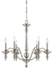 1-1726-6-SN Mid. Chandeliers-Candle - 365210 - Capital Lighting, Inc.