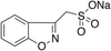 1,2-Benzisoxazole-3-methanesulfonate Sodium Salt -- B201950 - Image