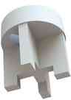 LED Spacers - Round, Imperial Spacers, Extruded, Natural, T-1 3/4 -- LEDS2E-8-01 - Image
