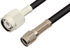 Reverse Polarity SMA Male to TNC Male Cable 24 Inch Length Using RG58 Coax, RoHS - PE35214LF-24 - Pasternack