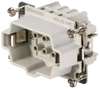 Heavy Duty Insert, Plug, 6+Pe, 20-12Awg; Product Range Weidmuller - 63AC9521 - Newark, An Avnet Company