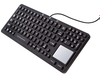 Waterproof Keyboard with Touchpad - Black -- EKS-97-TP