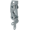 Rotary Push-to-Close Latch, Large Size, Single Stage, 2-Point Trigger, 1/4-20 Thread, Steel, Zinc Plate, Bright Chromate - R4-30-11-301-10 - Southco