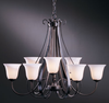 Mid. Chandeliers-Glass Up - 57880 - Light Center (The)