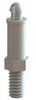 Screw & Lock Support - Locking, Teardrop, Threaded Male - SCBST-7-01 - Essentra Components