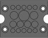 KEL-DPZ CR Multi-Membrane Cable Entry Plates- for the Use in Cleanrooms / up to IP66 / UL Type 12 - 50796.600 - icotek Corp
