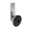 Quarter-Turn Cam Latch, 8 mm Square Recess, 14mm  Grip, Not Sealed, Zinc Alloy, Powder Coat, Black - E5-1-085-080 - Southco