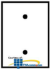 Leviton 1-Gang Blank Box Mounted Wallplate with Gasket.. - 83014-EXT - TelephoneStuff.com