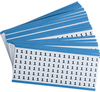 Solid Numbers Cable Marker Card - CAB-1-PK - Brady Corporation