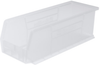 Akro-Mils Akrobin 50 lb Clear Industrial Grade Polymer Hanging / Stacking Storage Bin - 14 3/4 in Length - 5 1/2 in Width - 5 in Height - 1 Compartments - 30234SCLAR - 30234SCLAR - R. S. Hughes Company, Inc.