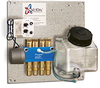 Quick Pack Complete Lubrication System, 4 Motor Operated PurgeX Pumps for Liquid with External Volume Adjustment, 1 qt Polycarbonate Reservoir, 120V/60Hz -- YB4562-104