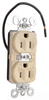 Duplex/Single Receptacle - PTTR5262-SCI - Hubbell Wiring Device-Kellems