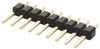 Connector, Header, 9Pos, 1Row, 2.54Mm; Pitch Spacing Multicomp Pro - 51AC2940 - Newark, An Avnet Company
