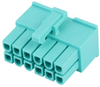 Conn Housing, Rcpt, 12Pos, 4.2Mm, Grn; Product Range Molex - 21AJ9754 - Newark, An Avnet Company
