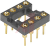 Socket, DIP;8Pins;800 Series Machined Contact;Open;0.3In.;Beryllium Copper - 70207056 - Allied Electronics, Inc.