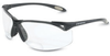 North A900CSA Polycarbonate Magnifying Reader Safety Glasses Clear Lens - Black Frame - Wrap Around Frame - 040025-001125 - 040025-001125 - R. S. Hughes Company, Inc.