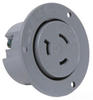 Locking Flanged Receptacle Outlet - L720-FO - Hubbell Wiring Device-Kellems