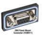 Water-Resistant Connector System, D-Style Panel-Mount Connector - FAW013 - Visual Sound, Inc.
