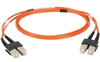 Multimode, 50-Micron Duplex Fiber Optic Cable, PVC, SC-SC, 10-m (32.8-ft.) -- EFN6025-010M