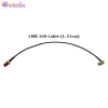 SMA Male Right Angle Connector With LMR100 Cable (L-31CM) + RP SMA Female Bulkhead St. Connector -- ET-SMRA-14L31C-SFRS-BH