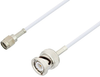 Reverse Polarity SMA Male to BNC Male Cable 72 Inch Length Using RG188 Coax - PE3C3412-72 - Pasternack