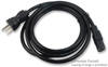 Power Cord, Nema5-15P/iec, 8Ft, 13A 125V, Black; Connector Type A Multicomp - 11J3549 - Newark, An Avnet Company