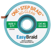 Desoldering Braid, 5Ft, 25/pack; Braid Material Easybraid - 52AC2220 - Newark, An Avnet Company