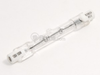 100 Watt, 130 Volt T3 Clear Short Halogen Bulb -- W-Q100W/S130V - Image