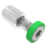 Captive Screw, 4-40 Thread, Press-in, TORX®, Smooth Green Knob - 52-16-53-4-014 - Southco