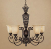97585-BU Mid. Chandeliers-Glass Up - 780955 - Capital Lighting, Inc.