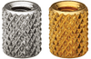 Molded-in Threaded Inserts, Thru-Threaded, Knurled - Metric -- STKB-M3-10 - Image