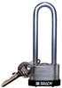 Black Key Retaining Steel Padlock - 123249 - Brady Corporation